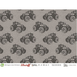 REST 30cm Bio Jersey Lillestoff - Traktortortor